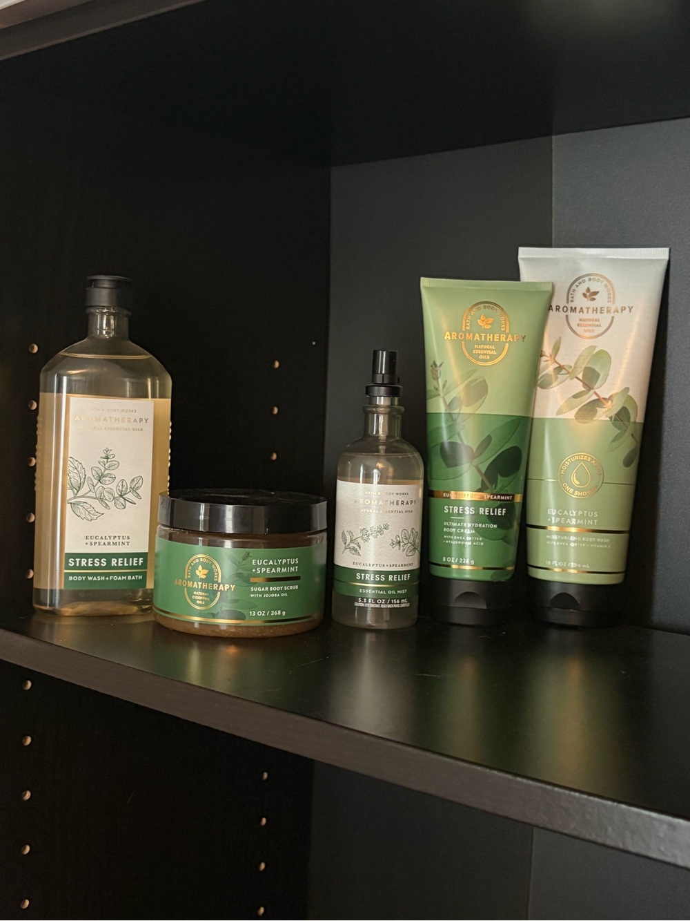 therapy Stress Relief Eucalyptus + Spearmint Bath & Body Set